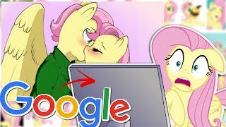 Fluttershy GOOGLES HERSELF 🍉 [upl. by Ssecnirp861]