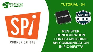 SPI Register configuration in PIC16F877A microcontroller [upl. by Bertle]