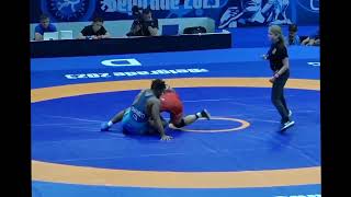 Qualif Takatani JPN vs Fchamizo ITA  Belgrade 2023  wrestling belgrade [upl. by Mckenna]