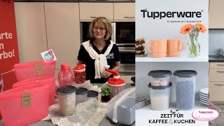 Tupperware Angebote Oktober 2024 quotZeit für Kaffee amp Kuchenquot [upl. by Yrrehc]