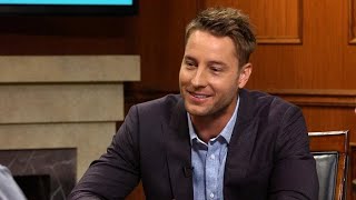 How Justin Hartley met his fiance  Larry King Now  OraTV [upl. by Gerda661]