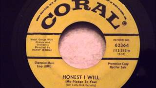 Chateaus  Honest I Will  Early 60s Doo Wop Ballad [upl. by Winnick]