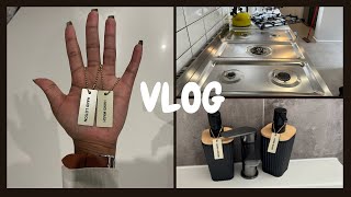 VLOG Clean my kitchen and bathroom with me Finally got the tags 🏷️Part 1 [upl. by Janicki]