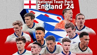 England National Team Pack Max Level Training Tutorial eFootball 2024  England 24 Pack [upl. by Nnad485]