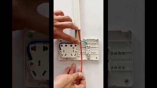 Switch board connection 💡youtubeshorts electricallover electricalcomponent 🪛💡⚡ [upl. by Mccahill]