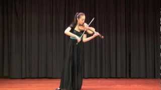 Violin Concerto in E Minor 1st Mvt by by Mendelssohn Performed by Isabella Ma [upl. by Kcirttap]