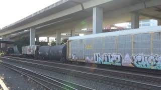 Southbound UP 4812 leads an Mixed Freight Train through 21ST Street [upl. by Aramot509]