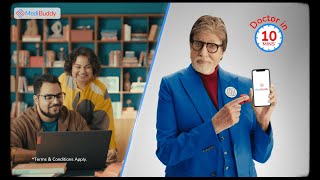 General Physicians in 10 minutes  Ft Amitabh Bachchan  MediBuddy DoctorIn10Mins [upl. by Deloria]