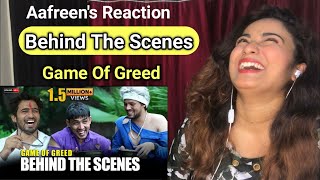 Game Of Greed  Behind The Scenes  R2h  Round2hell  Reaction By Aafreen Shaikh [upl. by Anirroc]