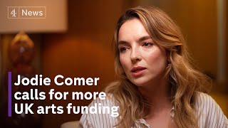 Jodie Comer on her apocalyptic thriller UK arts funding and feeling marginalised [upl. by Ahsain442]