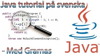 Java svenska  10  Sammanfattning [upl. by Ylagam]