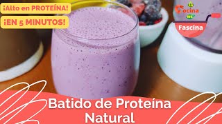 Batido de Proteínas Casero  EN 5 MINUTOS [upl. by Nies184]