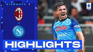 MilanNapoli 12  Il Cholito trascina il Napoli Gol e Highlights  Serie A TIM 202223 [upl. by Alecia673]