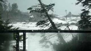 Tofino Ucluelet HURRICANE STORM WAVESPACIFIC OCEAN2011 [upl. by Renaud386]