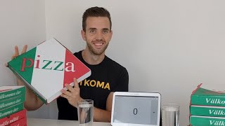 Rekordförsök  Vi Ska Äta 13 Pizzor livestream [upl. by Merideth]