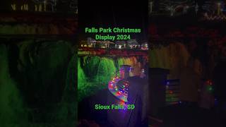 Falls Park Sioux Falls SD Christmas Display 2024 [upl. by Secundas]