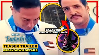 THE FANTASTIC 4 FIRST STEPS  TEASER TRAILER COMICON  BREAKDOWN DETAILS EASTER EGGS amp PLOT [upl. by Eachelle95]