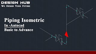 How to draw piping isometrics in Autocad Autocad tutorial [upl. by Pessa148]