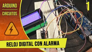 Circuitos Utiles Arduino  Capitulo 1  Reloj digital con alarma [upl. by Darwin881]