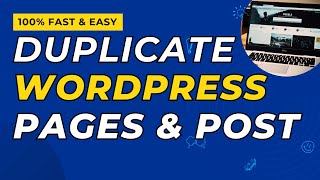 How to Easily Duplicate a Page in WordPress Best WordPress Page and Post Duplicator Plugin [upl. by Einnij]