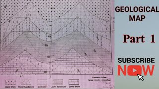 Geological map  Section line drawing  Uniclinal structure  StudyWithPronay [upl. by Clementi169]