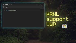 HOW TO DOWNLOAD KRNL UWP ROBLOX No work [upl. by Megdal]