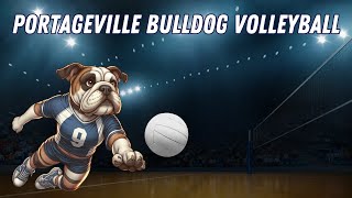 Portageville Lady Bulldogs Volleyball Interview [upl. by Arahsak]