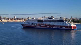 Viking line  Grace inbound Stockholm [upl. by Cal488]