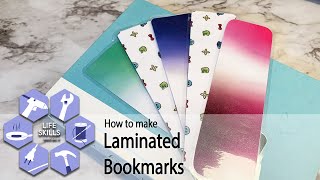 Laminated Bookmark Tutorial [upl. by Kumler]