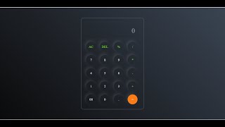 Créer une Calculatrice en HTML CSS et JavaScript  Partie HTML [upl. by Tonjes]