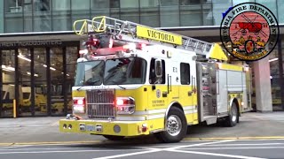 Victoria Fire quotNewquot Engine 1 Responding [upl. by Natividad]