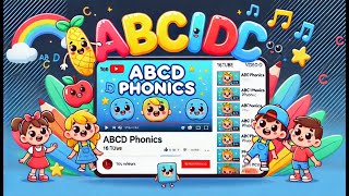 A FOR APPLE B FOR BALL quotFun ABCD Phonics Learn Letters and Sounds [upl. by Quenby788]