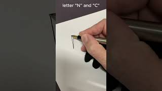 How to write the letter“N“and“Cquot calligraphy lettering calligraphy art B and Psignature H and S [upl. by Eirameinna]