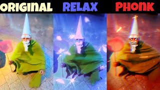 The Green Wizard Gnome Original vs Relax vs Phonk part 5 [upl. by Vatsug718]