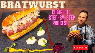 How to make Bratwurst Full Recipe complete process and stepbystep guide [upl. by Connelly171]