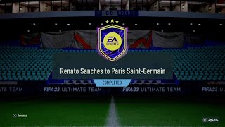 Renato Sanches to Paris SaintGermain SBC FIFA 23 [upl. by Aneekas]