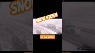 Difficult road conditions trucking lkw bigrig automobile hgv snow [upl. by Fonville]