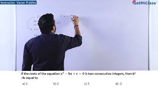 Biquadratic Formula Consecutive Roots Property KCET 11th Complex Numbers And Quadratic Equation [upl. by Haldane]