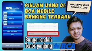 Pinjaman BCA Online Langsung Cair  Cara Pinjam Uang di Bca Mobile Banking [upl. by Ehrenberg]