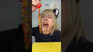 Candy Stick Vs Spicy Sauce Eating challenge 🤣shortstrendingytshorthumanitychallengeviral [upl. by Jeni568]