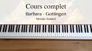 Barbara  Gottingen  Niveau Avancé  Cours complet [upl. by Moir]