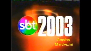 Chamada  Programação 2003 do SBT [upl. by Ahsieken]