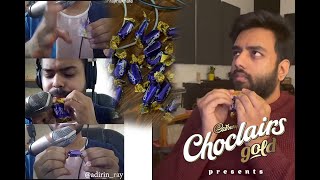 Song using chocolate wrapper  Cadbury Choclairs Gold x Yashraj Mukhate [upl. by Sisely]