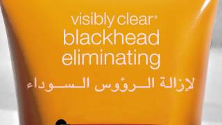 Visibly Clear® Blackhead Eliminating Scrub فيزيبلي كلير إزالة الرؤوس السوداء [upl. by Annawaj]