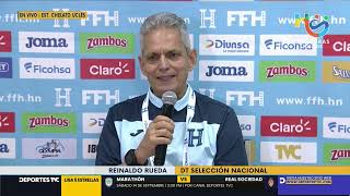 Reinaldo Rueda menciona lo más destacado de la goleada de Honduras vs Trinidad y Tobago [upl. by Richy]