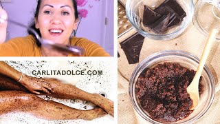 Scrub al CIOCCOLATO Naturale FACILISSIMO  FAI DA TE  Carlitadolce [upl. by Ellenet831]