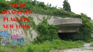 TOP 10 ABANDONED PLACES IN NEW YORK [upl. by Aiker]