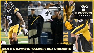 Iowa Football Are the Hawkeye wide receivers on the rise in 2024 And Jack McCaffery leaves Iowa [upl. by Nniuqal]