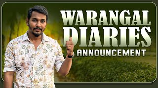 Warangal Diaries Announcement  Nabeel Afridi Vlogs [upl. by Lindell]