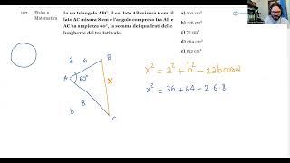 📐 Luglio 2024  Fisica e matematica n° 107  In un triangolo ABC il cui lato AB misura 6 cm il la… [upl. by Cornwall]